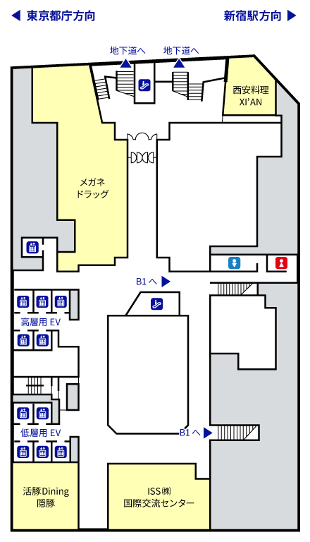 B2Fフロアマップ
